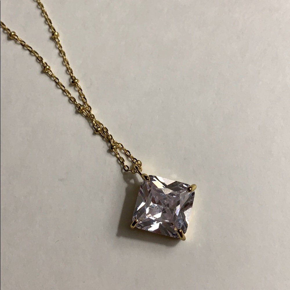 Sparklepop Crystal Gold Necklace